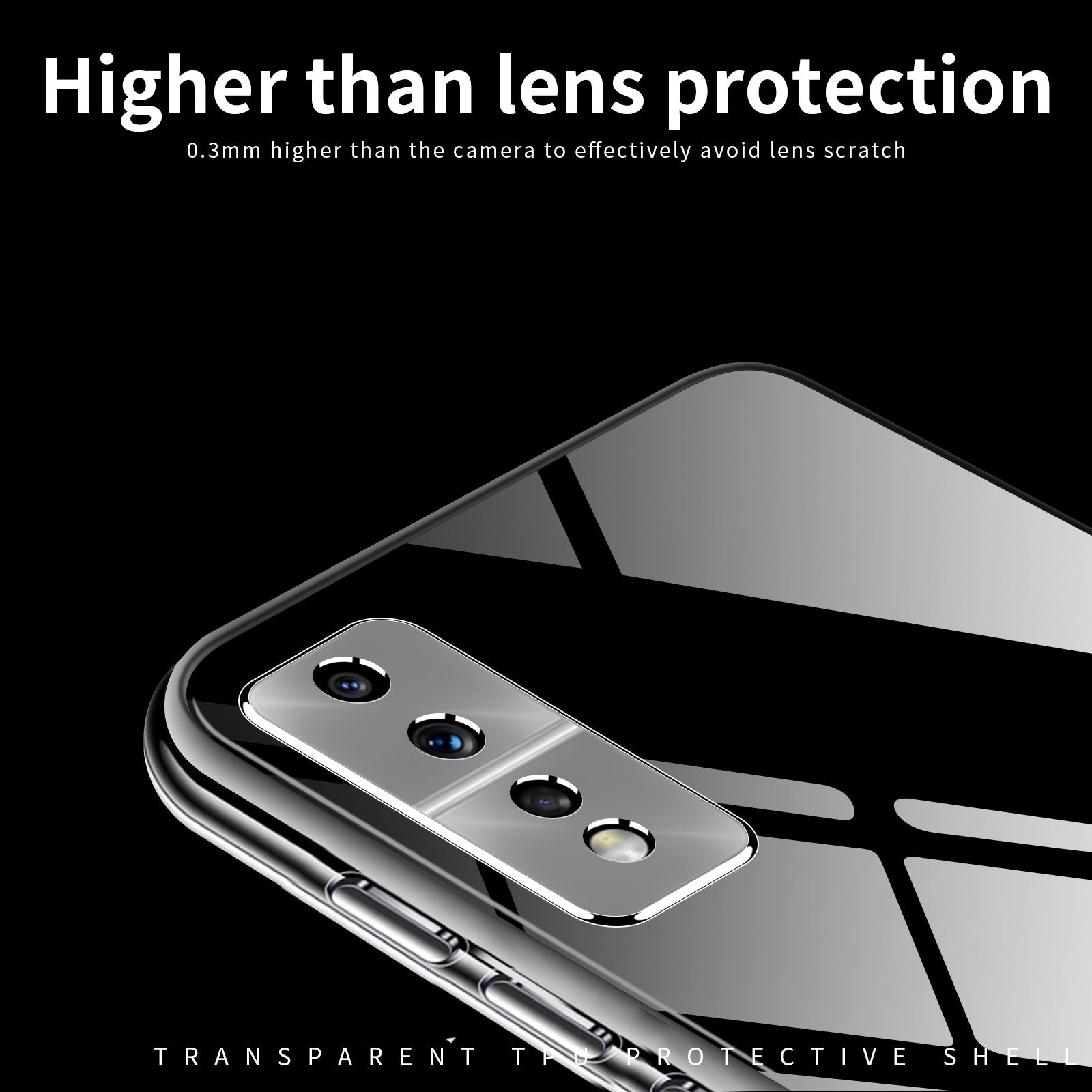 MOFI TPU Phone Case for Honor 80 GT 5G Transparent Cellphone Back Protector Cover MOFI TPU Phone Case for Honor 80 GT 5G Transparent Cellphone Back Protector Cover